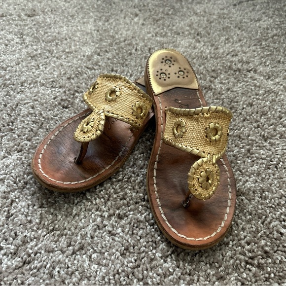 Gold and Burlap Jack Rodgers - Picture 5 of 11